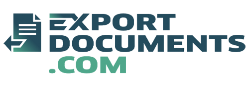 Het logo van Exportdocuments.com, klant van Letter of Credit specialist Elceco.