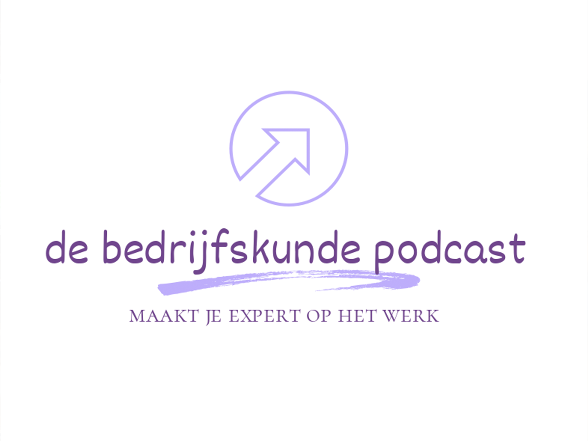 Logo de Bedrijfskunde podcast.